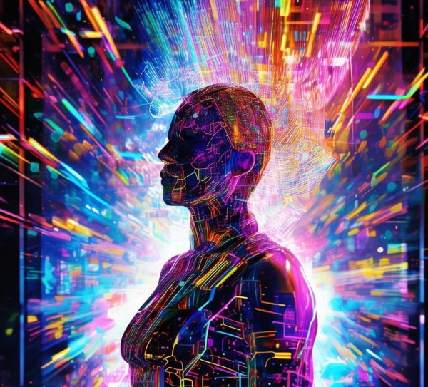 科技动态海报，未来科技与艺术的完美融合